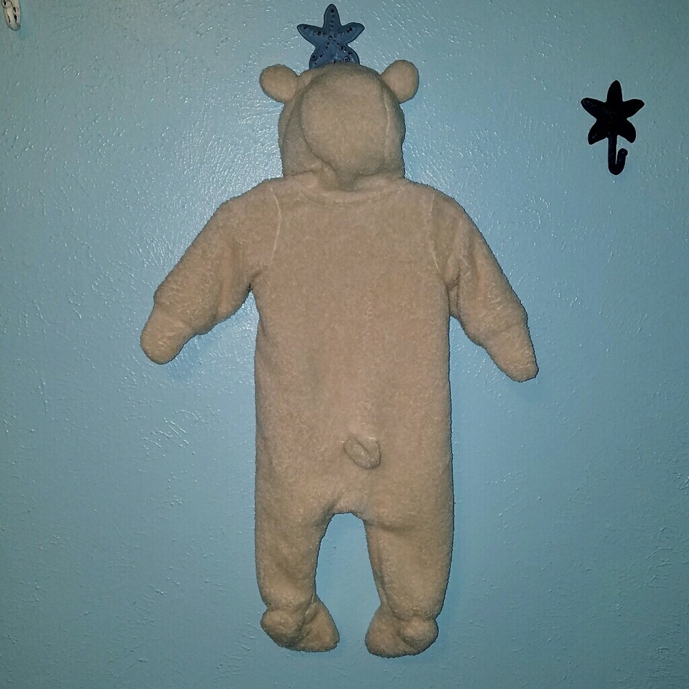 ‼️ SHIPS IMMEDIATELY ‼️  Cream 🐻 Bear Bunting CoZy Soft 😴  ♨️